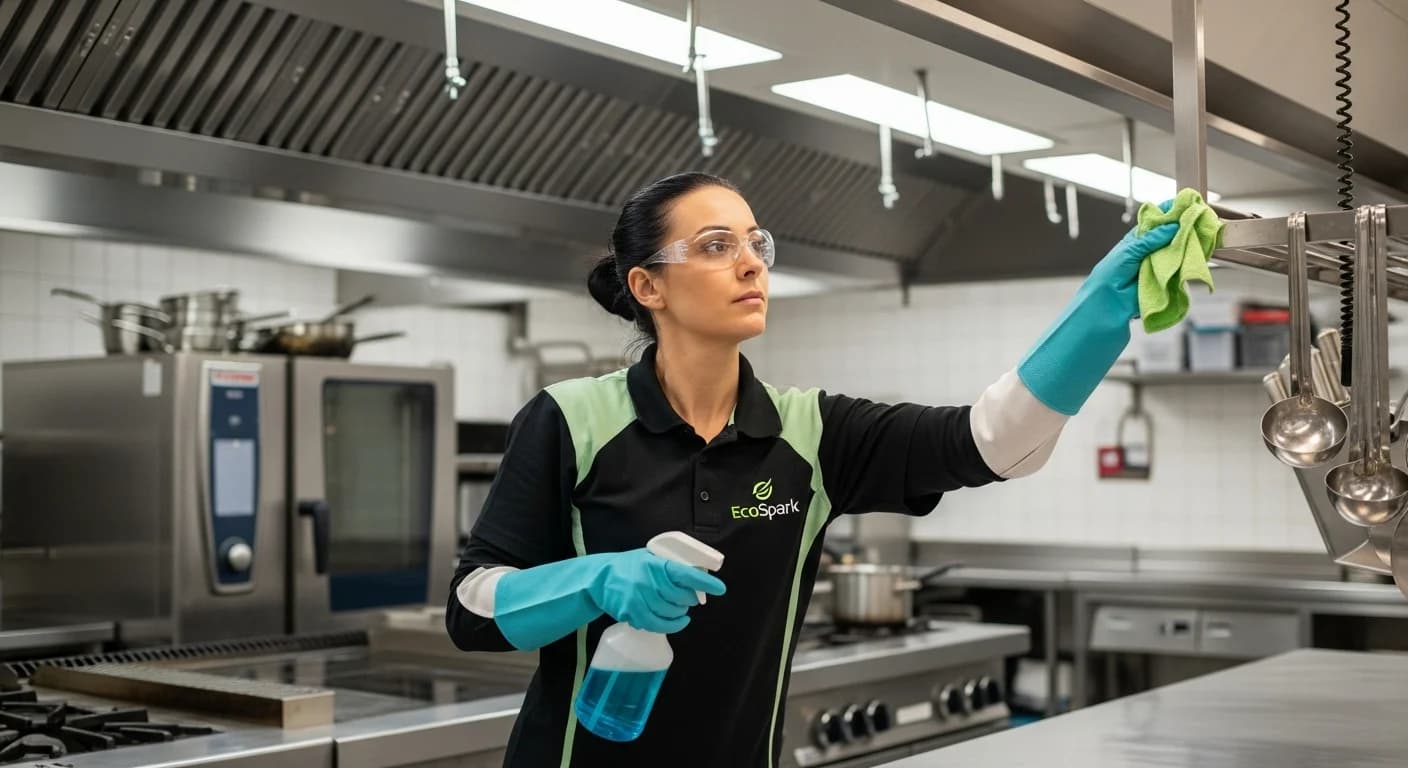 Kitchen Deep Cleaning & Fume Hood Degreasing in Wagga Wagga NSW by Eco Spark Facility Services