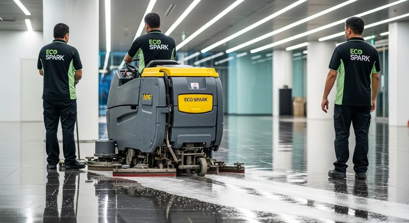 Scrubbing & Floor Polishing in Wagga Wagga NSW by Eco Spark Facility Services