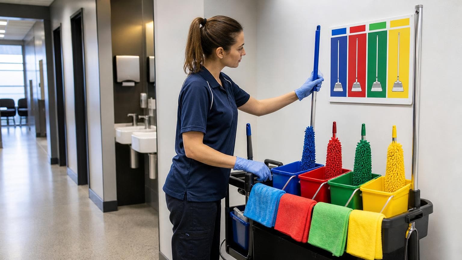 Cover image for Colour Coded Cleaning Systems for Commercial Sites