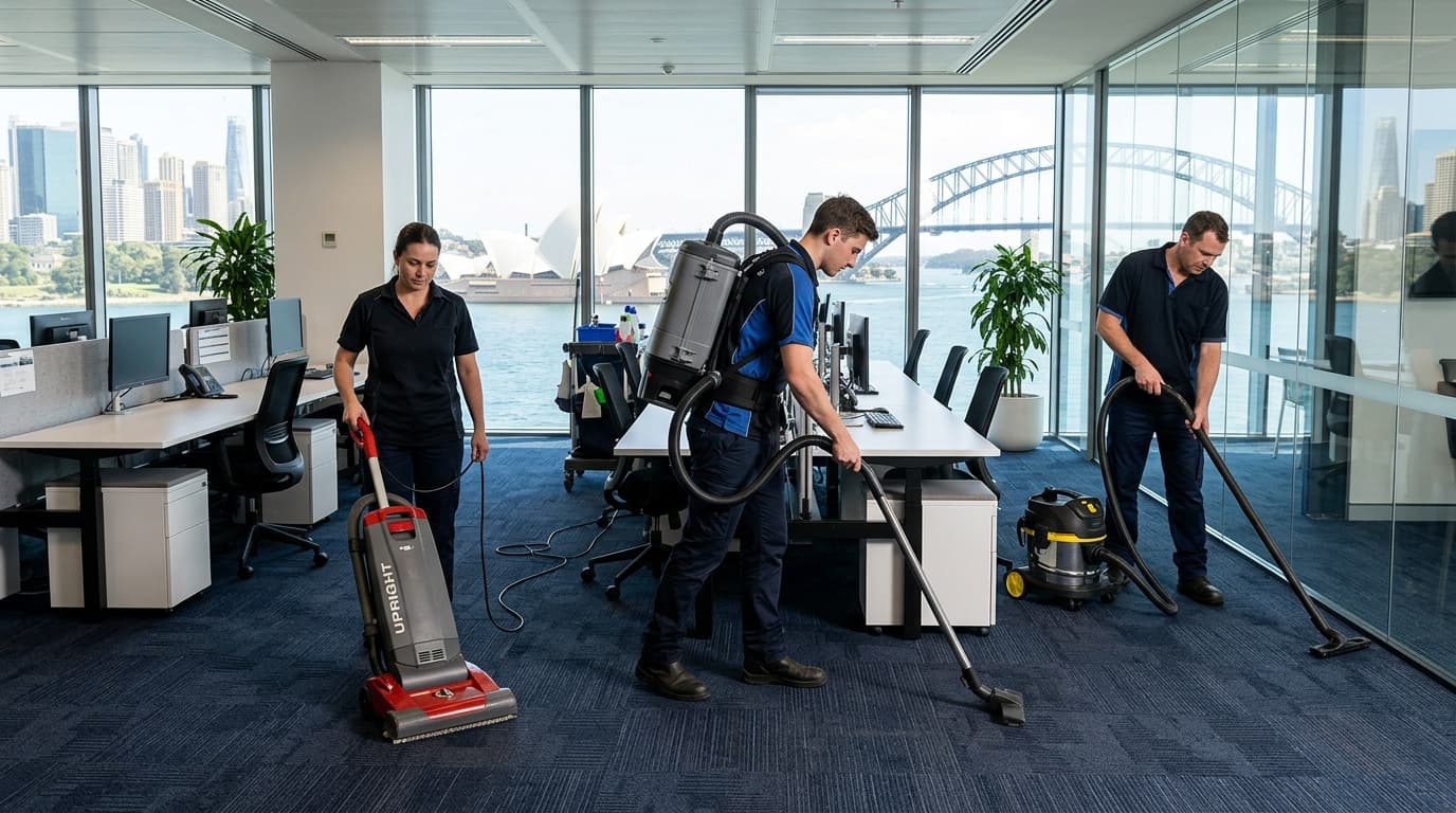 Cover image for Commercial Office Vacuums: Comparing Models for NSW — Eco Spark Facility Services blog
