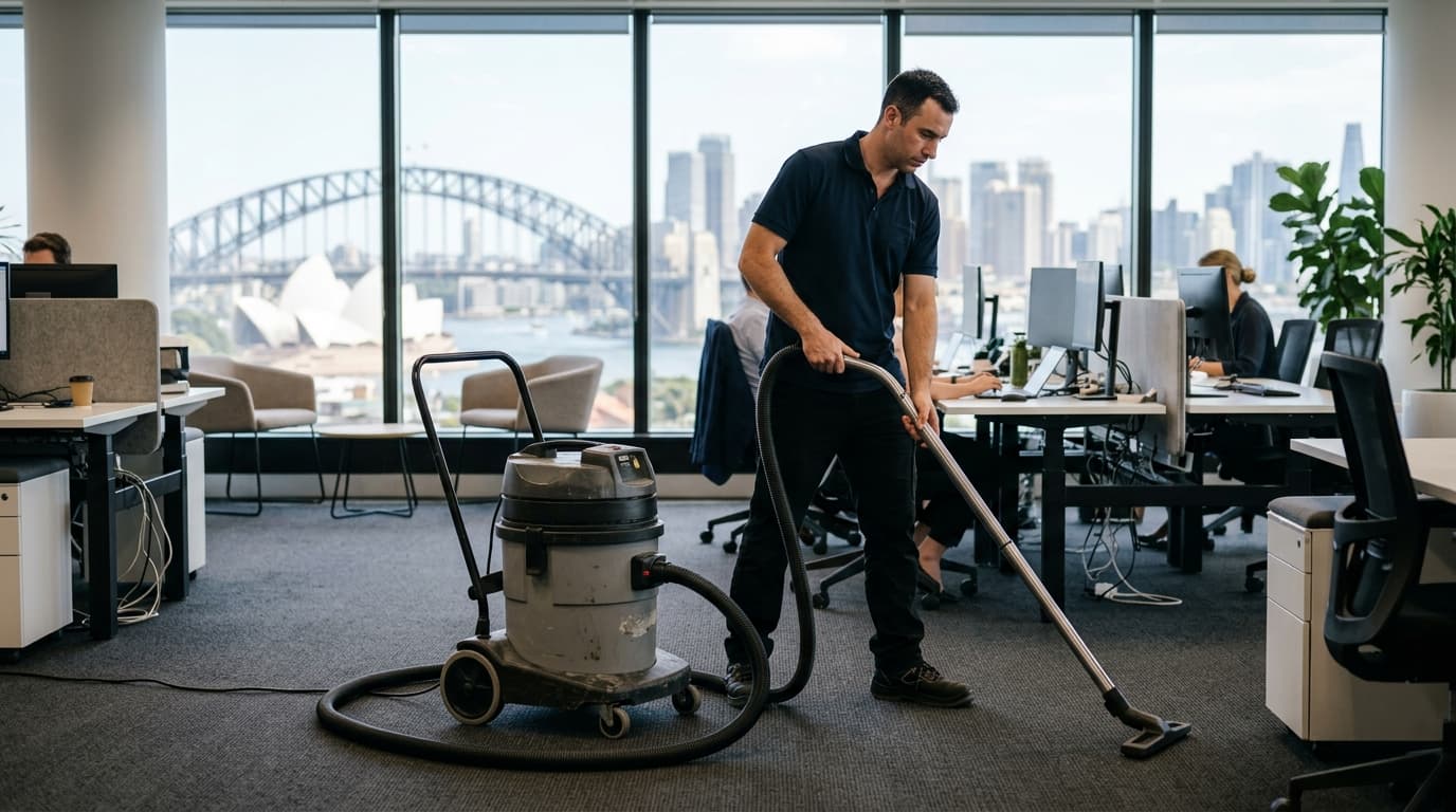 Cover image for Commercial Office Vacuums: Upright, Canister & Backpack Compared — Eco Spark Facility Services blog