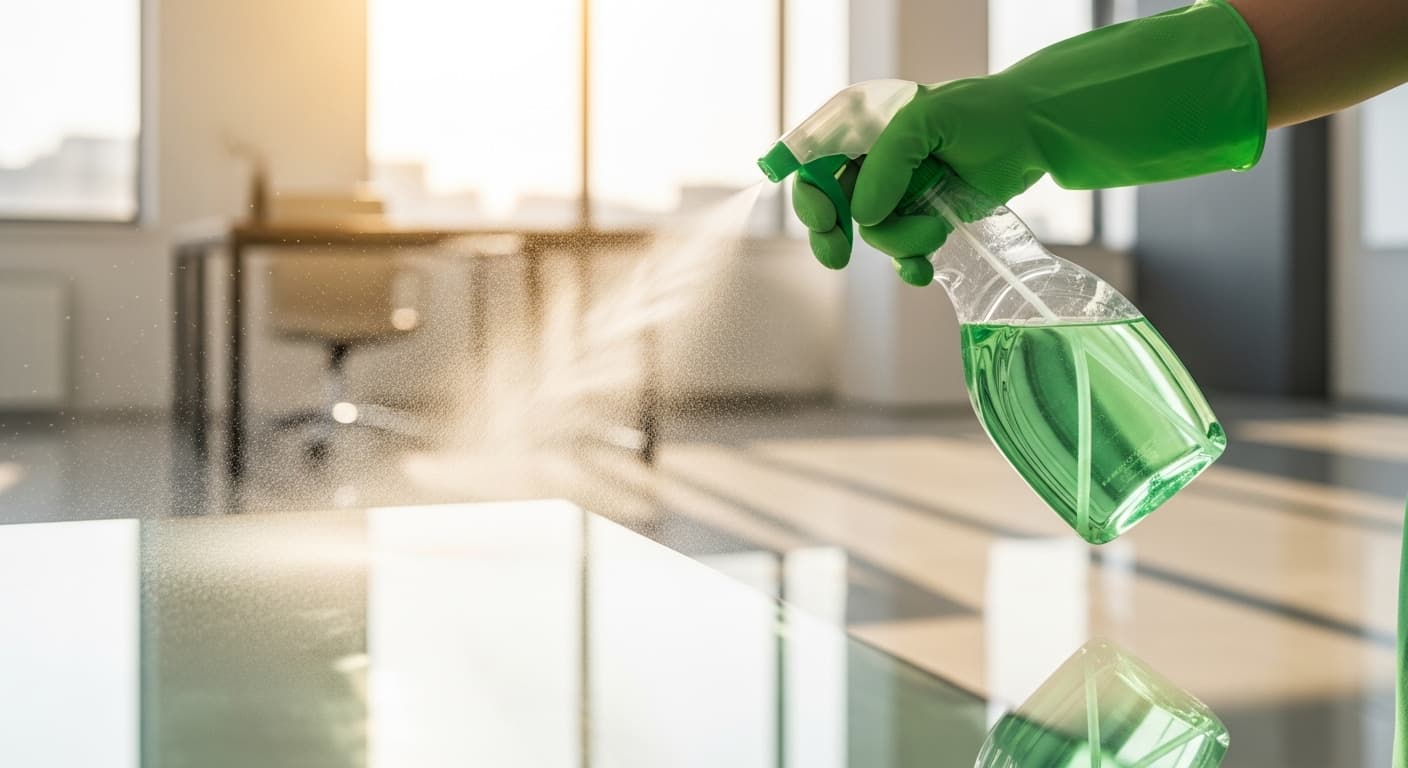 Cover image for Green Chemistry: Commercial Cleaning Results Without Compromise — Eco Spark Facility Services blog