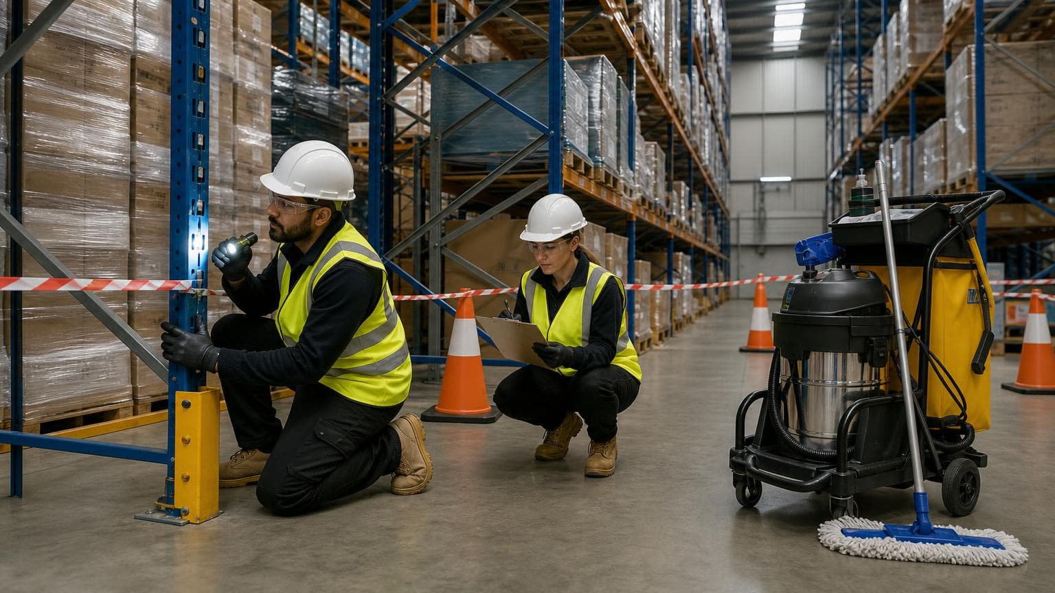 Cover image for How to Clean Warehouse Racking Safely