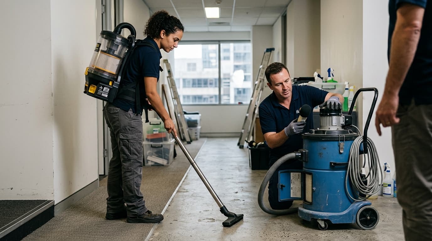 Cover image for NSW Office Vacuums: Filtration, Noise, Durability Guide