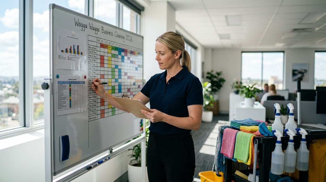 Cover image for Strategic Office Cleaning: Crafting Your Ideal Schedule for Wagga Wagga Businesses in 2026 — Eco Spark Facility Services blog